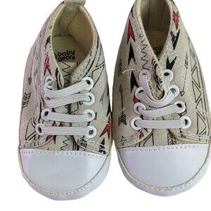 Baby Gear size 6 to 9 Months Arrow Head Print Sneakers Crib Shoes